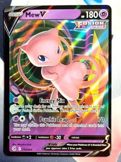 Lot Of 8 Pokemon Cards, Mixed Sets, Mew Vmax-Victini V-Gardevoir Ex-Genesect V - Image 2