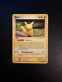 Pokemon TCG - Ditto (Pikachu) 63/113 EX Delta Species - NM Non Holo - Image 1