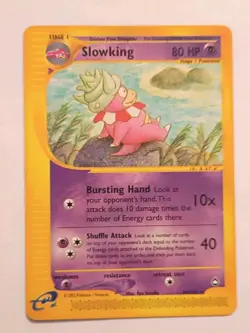 Pokemon TCG Slowking Aquapolis 34/147 Regular Rare 2002 Nm/M - Image 1