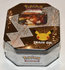 NEW! FACTORY SEALED! Pokemon TCG - 25th Anniversary Celebrations CHARIZARD Tin 4 - Image 3