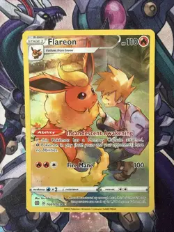 Pokemon TCG Flareon TG01/TG30 Trainer Brilliant Stars Trainer Gallery Near Mint - Image 1