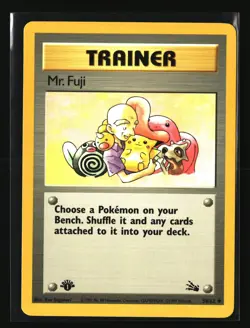 Pokemon MR FUJI 58/62 1st Edition (1999 Fossil) LP/NM - Image 1