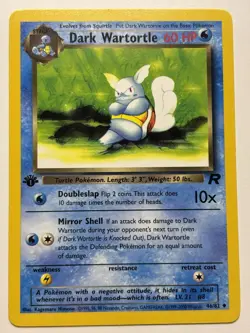 Pokemon 1st Edition Dark Wartortle Uncommon Team Rocket 46/82 NM - Image 1