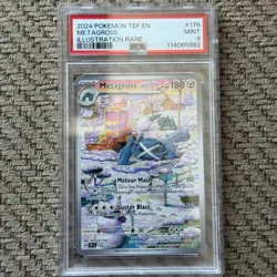 Metagross Illustration Rare | Temporal Forces | Pokemon 178/162 | PSA 9 - Image 1