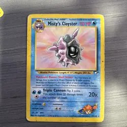 Pokemon TCG Misty's Cloyster Gym Heroes 29/132 Unlimited Rare - Image 1