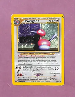 Pokemon TCG Porygon2 12/64 Neo Revelation Holo Rare HP - Image 1