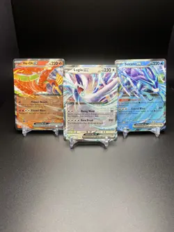 Pokemon Lugia ex CLV 017/034 🔥 Ho-Oh ex CLC 007/034 💧 Suicune ex CLB 010/034 - Image 1