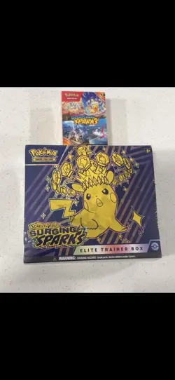 Pokemon Scarlet & Violet Surging Sparks ETB & Booster Bundle Set - Image 1