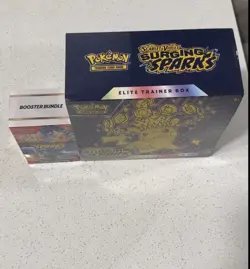 Pokemon Scarlet & Violet Surging Sparks ETB & Booster Bundle Set - Image 3