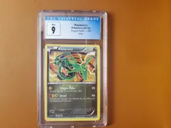 Rayquaza Holo 11/20 2012 Black & White CGC 9 Mint Dragon Vault Pokemon Card - Image 1