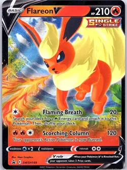 Flareon V - SWSH149 SWSH: Sword & Shield Promo Cards - Pokemon Card - NM - Image 1