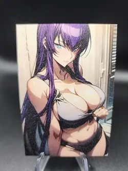 Saeko Busujima High School Of The Dead Anime Waifu Card Doujin ACG Goddess - Image 2