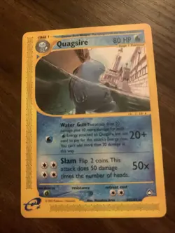 Pokemon TCG Quagsire Card Regular Rare 30/142 Near Mint Light Play - Image 1
