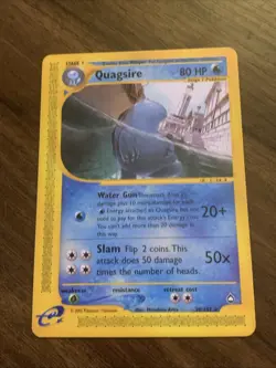Pokemon TCG Quagsire Card Regular Rare 30/142 Near Mint Light Play - Image 2