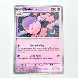 Musharna 036/086 Pokemon TCG Black Bolt Master Ball Holo Card English NM - Image 1