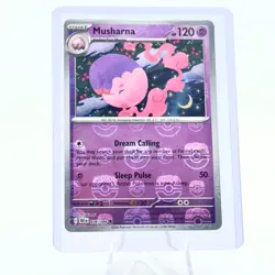 Musharna 036/086 Pokemon TCG Black Bolt Master Ball Holo Card English NM - Image 3