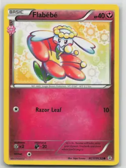 Pokemon Card Flabebe Common Generations: Radiant Collection RC17/RC32 MP - Image 1