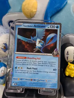 Team Rockets Articuno Holo Rare Card 051/182 Destined Rivals Promo Cosmos Holo - Image 1