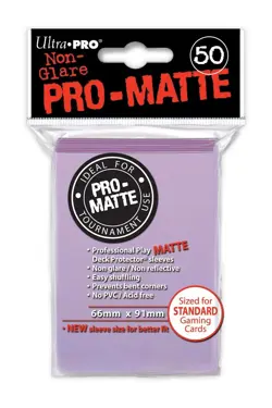 Ultra Pro 50 Ct Deck Protector Pro Matte Card Sleeves - LILAC 84504 / AW4846 - Image 3