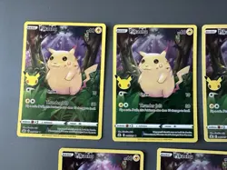 Pikachu 005/025 Celebrations Full Art Holo Card (Lot Of 7) Near Mint - Image 2