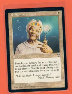 MTG Enlightened Tutor Mirage Regular Uncommon Magic the Gathering English VTG - Image 1