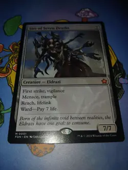 1x Sire of Seven Deaths Foundations Regular MTG - Image 1