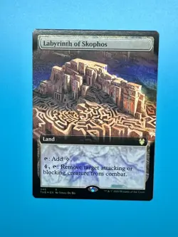 MTG Magic The Gathering Labyrinth Of Skophos Foil Ext. Art Land Commander - Image 1