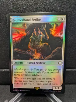 Brotherhood Scribe Universes Beyond: Fallout Foil - Image 1