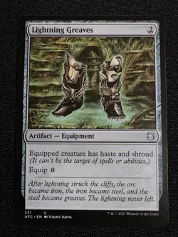 Lightning Greaves Commander: Adventures in the Forgotten Realms Regular - Image 1