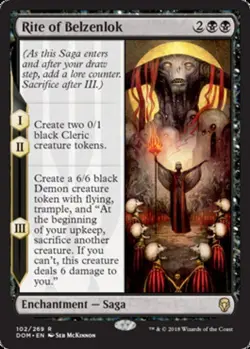 4x NM-Mint, English Regular Rite of Belzenlok Dominaria magicmtg - Image 1