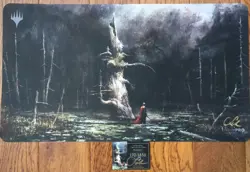 Seb McKinnon 'Swamp' Playmat - Signed With CoA - Image 1