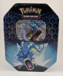 Pokemon Hidden Fates Gyarados GX Promo Tin - Factory Sealed - OOP Rare - NEW - Image 1