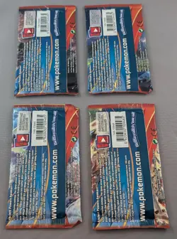 2015 POKEMON XY PRIMAL CLASH LOT OF 4 BOOSTER PACKS COMPLETE ART SET SEALED B - Image 2