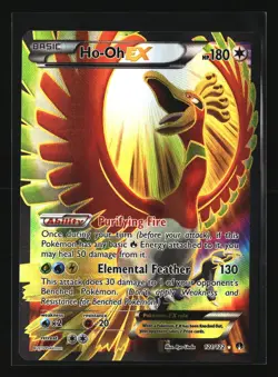 Pokemon HO-OH EX 121/122 Full Art Ultra Rare (2016 XY BREAKpoint) NM/Near Mint - Image 1