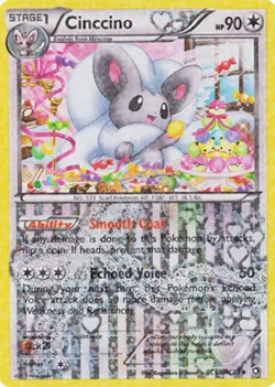 1x Cinccino - RC19/RC25 - Uncommon Moderately Played Pokemon BW - Legendary Trea - Image 1