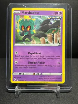 Marshadow 080/203 Cosmos Holo Promo Pokemon 2021 Evolving Skies NM - Image 1