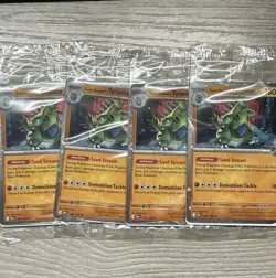 Pokemon Center Team Rocket’s Tyranitar Exclusive Promo Sealed x4 - Image 1