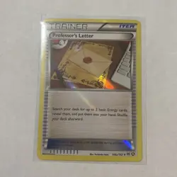 POKEMON PROFESSOR'S LETTER 146a/162 ALTERNATE HOLO TRAINER BREAKTHROUGH PROMO NM - Image 1