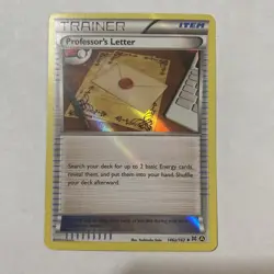 POKEMON PROFESSOR'S LETTER 146a/162 ALTERNATE HOLO TRAINER BREAKTHROUGH PROMO NM - Image 2