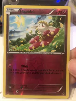 Pokemon TCG Flabebe BREAKthrough 101/162 Reverse Holo Common LP To NM - Image 1
