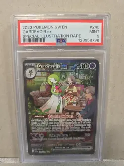 2023 POKEMON SVI EN-SCARLET & VIOLET #245 GARDEVOIR EX PSA 9 - Image 1