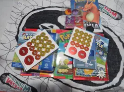 Pokemon Lot My First Battle Set Squirtle and Charmander Pins Books - Image 5