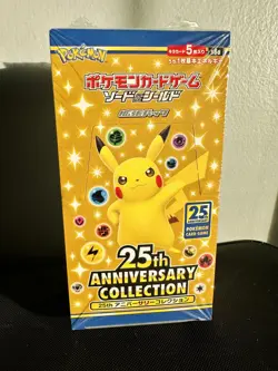 USA Seller! Pokemon TCG Japanese 25th Anniversary Collection Booster Box 4521329322568 - Image 1