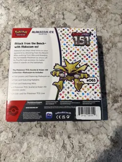 Pokemon TCG: Scarlet & Violet-151 Alakazam ex Collection Box 820650855269 - Image 2