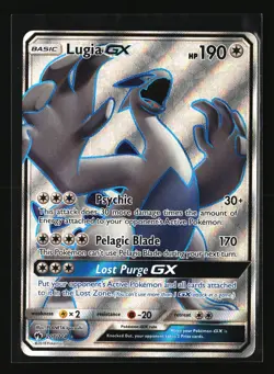 Pokemon LUGIA GX 207/214 Full Art Ultra Rare (2018 SM Lost Thunder) NM/Near Mint - Image 1
