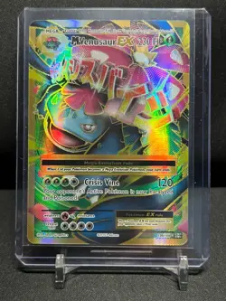 M Venusaur EX 100/108 Full Art Holo Rare Pokemon 2016 XY Evolutions - NM - Image 1