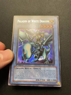 Yugioh Paladin of White Dragon MFC-026 1st Edition Ultra Rare NA English Vintage - Image 3