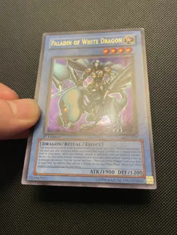 Yugioh Paladin of White Dragon MFC-026 1st Edition Ultra Rare NA English Vintage - Image 4
