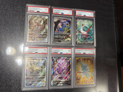 Pokemon TCG PSA Graded Card Lot Of 6 - Latias ex Ultra Rare, Leafeon, Mew, Zoro - Image 1