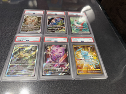 Pokemon TCG PSA Graded Card Lot Of 6 - Latias ex Ultra Rare, Leafeon, Mew, Zoro - Image 2
